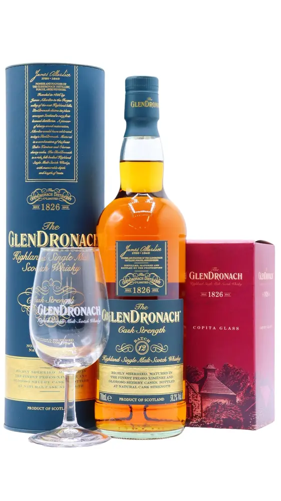 Glendronach - Cask Strength Batch #12 Highland Single Malt Scotch Whisky (Includes Branded Glass)