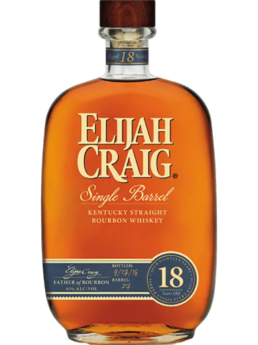 Elijah Craig Bourbon Kentucky 90pf 18yr 750ml