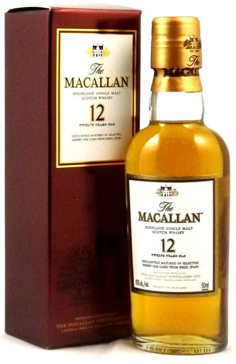 Macallan Scotch Single Malt 12yr 50ml