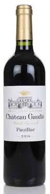 Chateau Gaudin Paullac France 2016