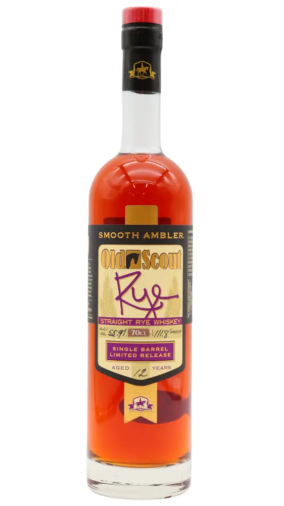 Smooth Ambler - 12 year old Old Scout Single Barrel Straight Rye Whiskey 70cl 55.9% ABV