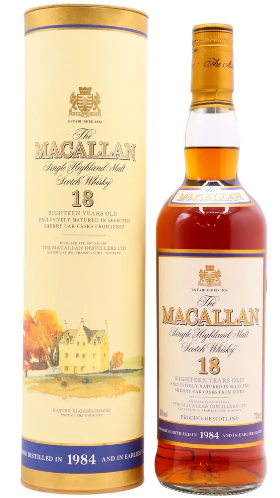 Macallan - 2002 Release Sherry Oak Highland Single Malt Scotch 1984 18 year old Whisky 70CL