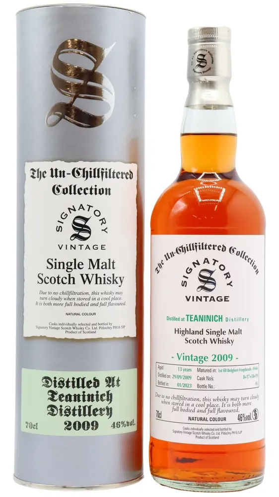 Teaninich - Signatory Vintage - Bolgheri Red Wine Cask 2009 Whisky 70CL