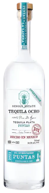 Tequila Ocho Tequila Plata Single Estate Puntas Distillers Cut Overproof 750ml