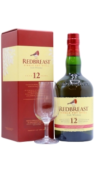 Redbreast - Tasting Glass & Single Pot Still Irish 12 year old Whiskey 70CL