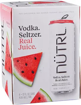 Nutrl Vodka Seltzer Watermelon 12Oz