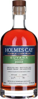 Holmes Cay Single Cask Rum Guyana Uitvlugt Aged 18 Years In Ex Bourbon Casks 750ml