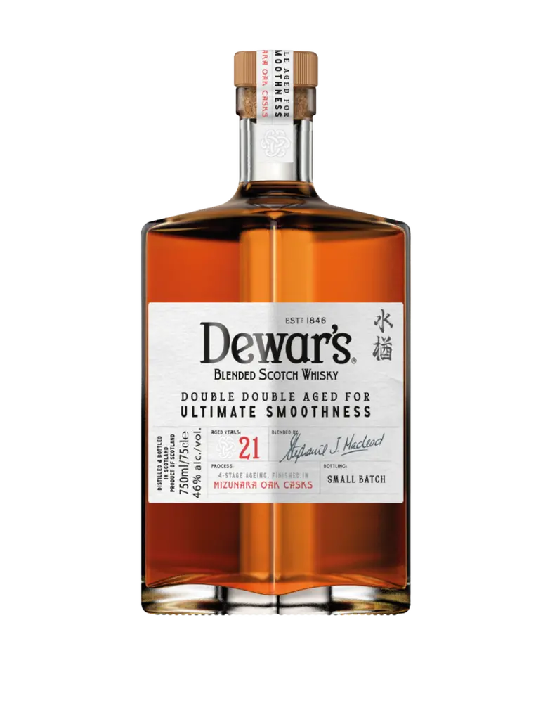 Dewars Scotch Blended Double Aged In Mizunara Casks 21yr 750ml