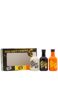 Dead Man's Fingers - Coconut- Spiced & Pineapple Miniature Gift Pack 3 x 5cl Rum