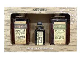 Woodinville Bourbon & Rye Whiskey Gift Pack 2x750ml