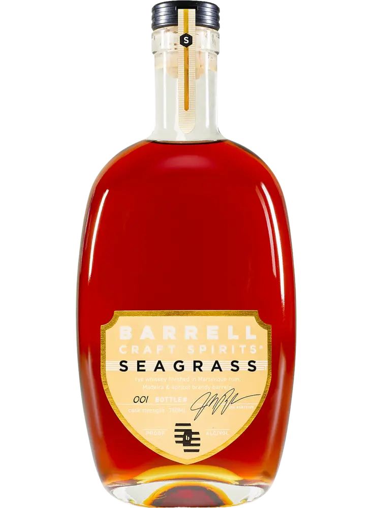 Barrell Craft Spirits Seagrass Whiskey Rye Cask Strength Gold Label Kentucky 20yr 750ml