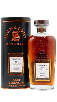 Undisclosed Speyside - 18 year old (M) Signatory Single Sherry Cask #8 2005 Whisky 70cl 57.6% ABV