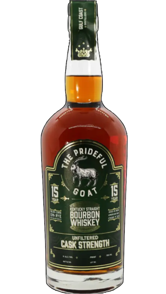 The Prideful Goat Bourbon Straight Unfiltered Cask Strength Indiana 6yr 750ml
