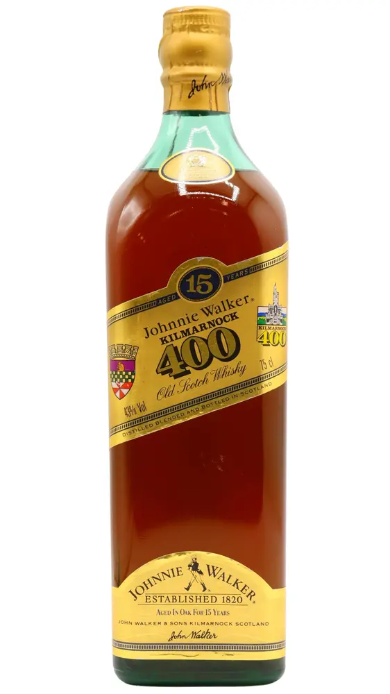 Johnnie Walker - Kilmarnock 400 1977 15 year old Whisky (Unboxed) 75CL