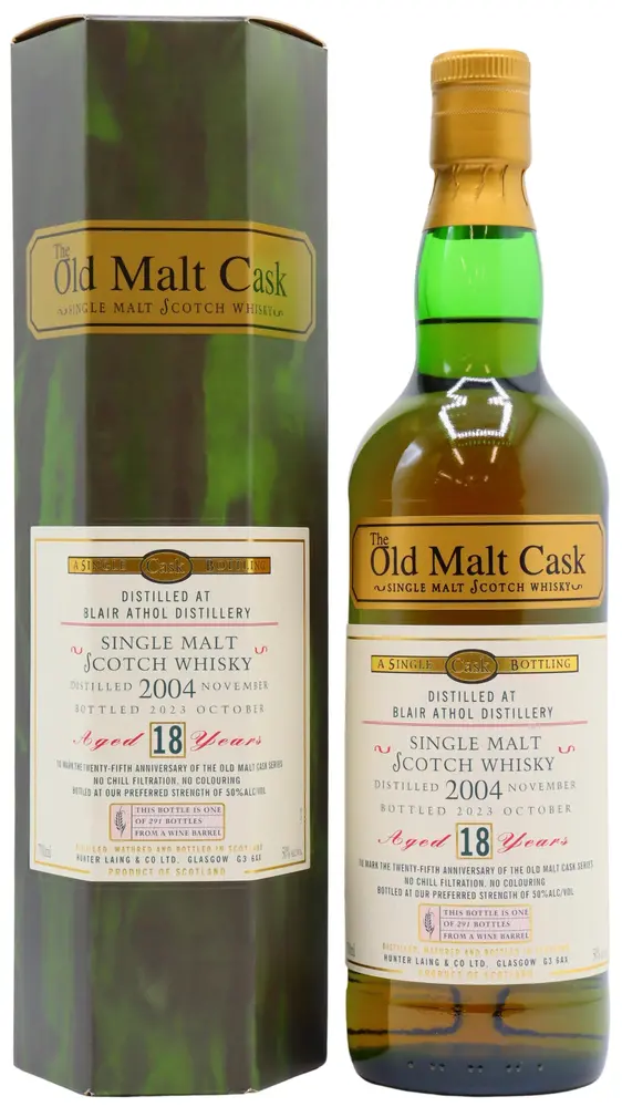Blair Athol - Old Malt Cask 25th Anniversary Single Wine Cask #56900 2004 18 year old Whisky