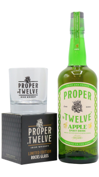 Proper No. Twelve 12 - Free Limited Edition Rocks Glass & Conor McGregor Irish Apple Whiskey