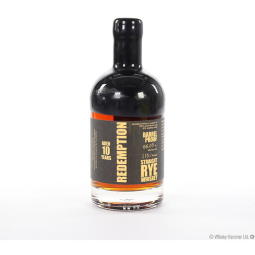 Redemption 10 Year Barrel Proof Rye Whiskey 750ml