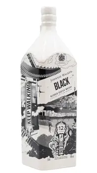 Johnnie Walker - 12 year old Black Label Air-Ink Seoul Edition Blended Scotch Whisky 75cl 40% ABV