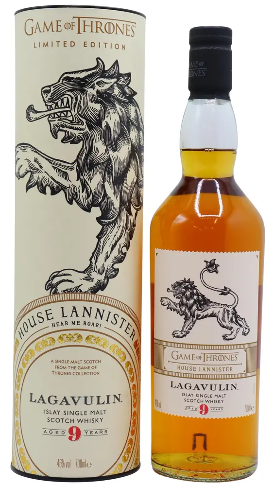 Lagavulin - Game Of Thrones - House Lannister Single Malt Scotch 9 year old Whisky 70CL
