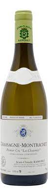 Jean Claude Ramonet Chassagne Montrachet White Wine Premier Cru Les Chaumees France 2019