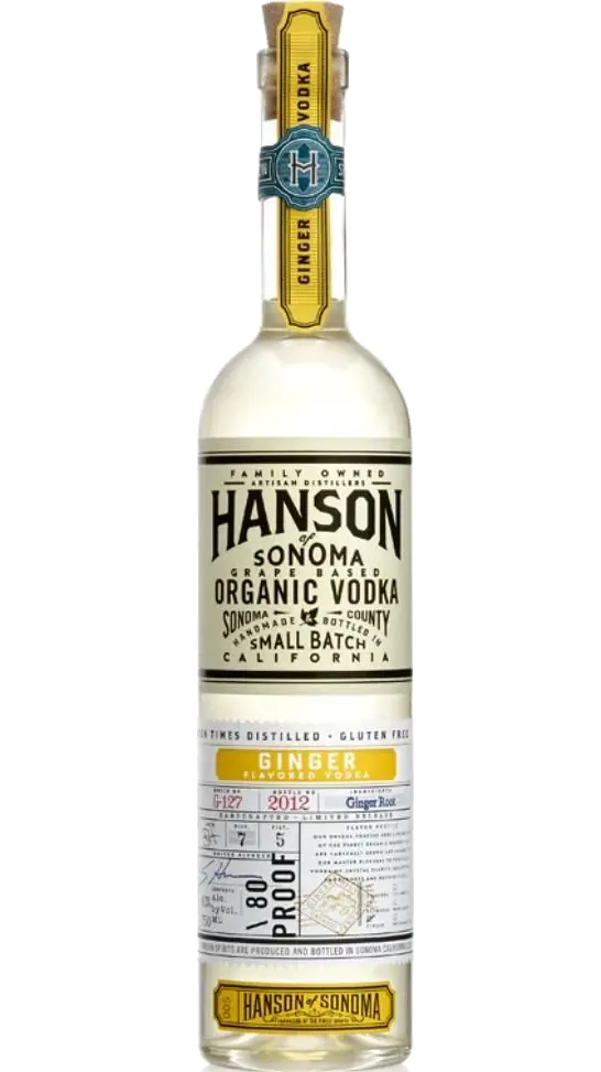 Hanson Vodka Sonoma Ginger Flavored Organic Original 750ml