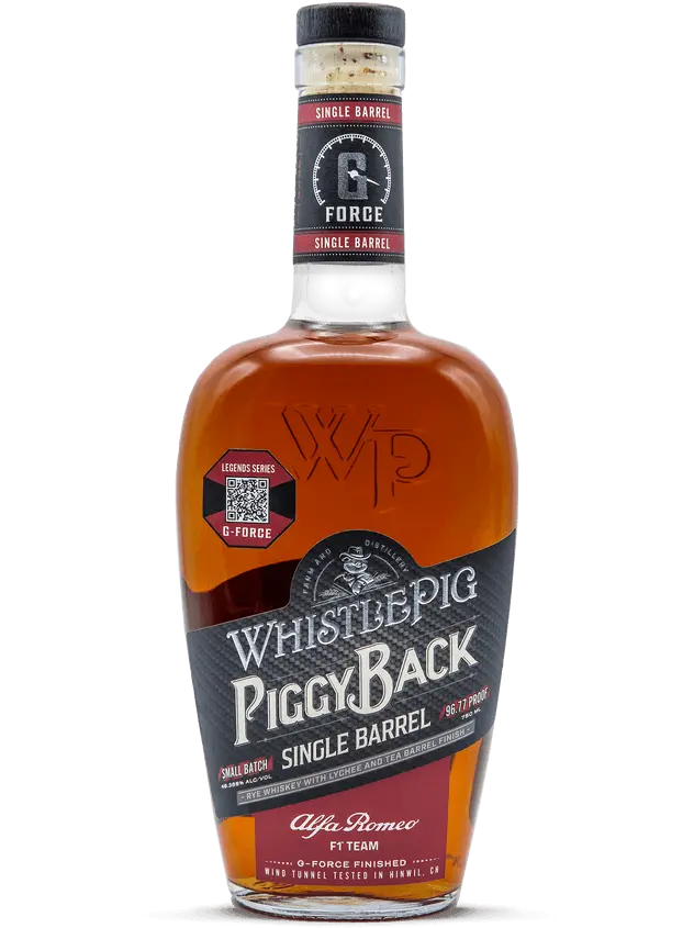 Whistlepig Piggy Back Whiskey Rye Single Barrel Lychee And Tea Barrel Finished 750ml