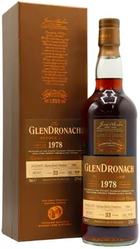 Glendronach - 33 year old Batch 6 Single Oloroso Sherry Cask #1068 1978 Whisky 70cl 52.9% ABV