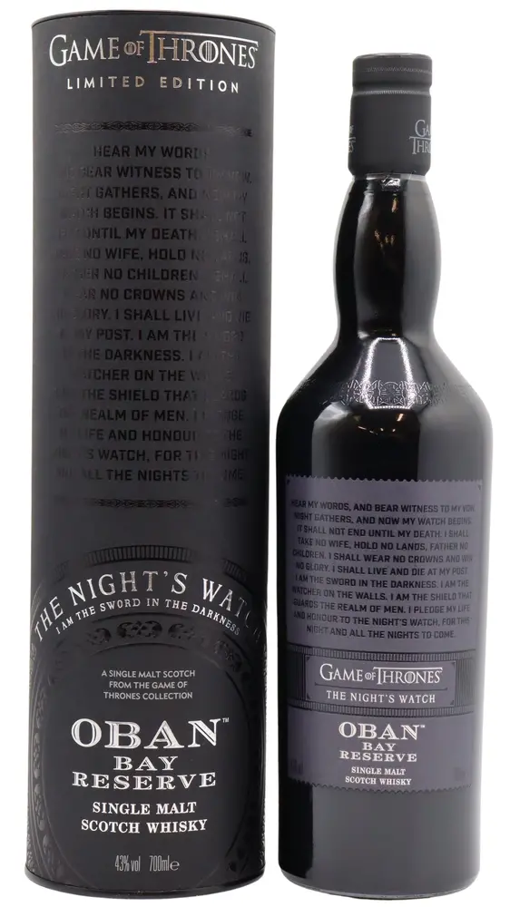 Oban - Game Of Thrones - Nights Watch Single Malt Scotch Whisky