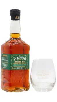 Jack Daniel's - Bonded Rye Tennessee  Whiskey 70cl 50% ABV (Includes Branded Glass)