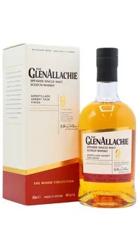 GlenAllachie - 9 year old The Wood Collection - Amontillado Sherry Single Malt Scotch Whisky 70cl 48% ABV