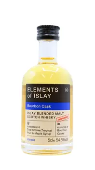 Elements Of Islay - Bourbon Cask Blended Malt Scotch Whisky Miniature 5CL