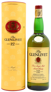 Glenlivet - Pure Single Malt Scotch (Old Bottling) (1 Litre) 12 year old Whisky