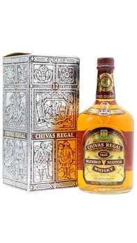 Chivas Regal - One Quart Premium Blended Scotch 12 year old Whisky (1980's Bottling) 94.60CL