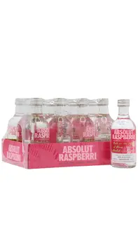 Absolut - Raspberri - Raspberry Flavoured Vodka Miniatures (12 x 5cl)
