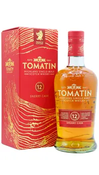 Tomatin - Sherry Cask Matured Highland Single Malt Scotch 12 year old Whisky 70CL