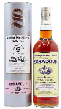 Edradour - 10 year old Signatory Vintage Single Malt Scotch 2014 Whisky 70cl 46% ABV