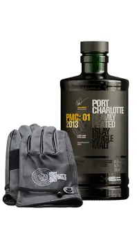 Port Charlotte - PMC:01 Heavily Peated Islay Single Malt Scotch 2013 9 year old Whisky (Includes BBQ Gloves)