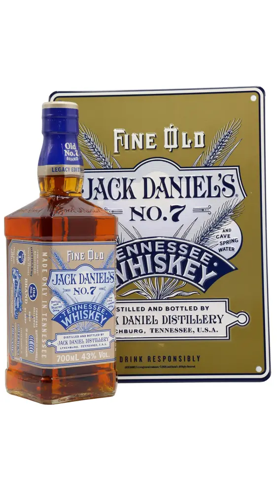 Jack Daniel's - Old No. 7 Legacy Edition 3 Whiskey (Includes Bar Sign)