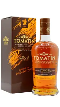 Tomatin - 15 year old Sherry Collection - Palo Cortado Cask Highland Single Malt Scotch 2008 Whisky 70cl 46% ABV