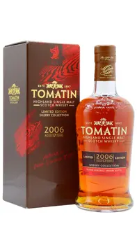 Tomatin - 17 year old Sherry Collection - Pedro Ximénez Cask Highland Single Malt Scotch 2006 Whisky 70cl 46% ABV