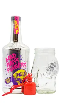 Dead Man's Fingers - Limited Edition White Rum (Includes Skull Glass & Mini Hip Flask) 70CL