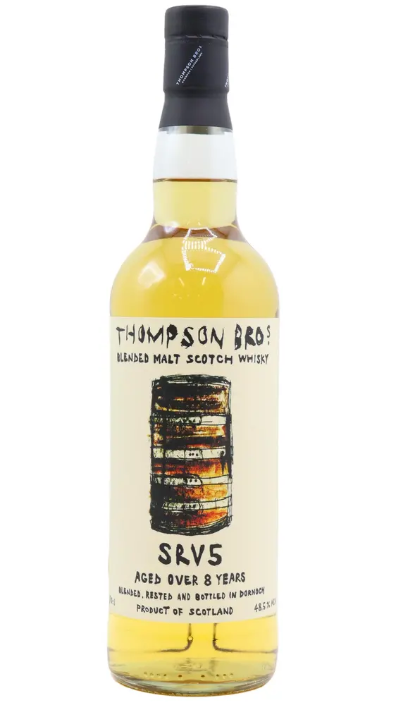 Thompson Bros - SRV5 Blended Malt Scotch 8 year old Whisky 70CL