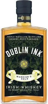 Dublin Ink Warrior's Gold Sherry Cask Finished Irish Whiskey 750ml