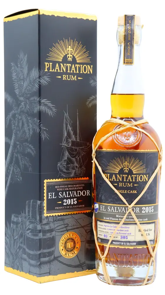 Plantation - Single Cask Collection 2023 - Pineau Des Charentes Rouge El Salvador 2015 8 year old Rum