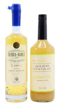 Tierra Noble - Reposado Tequila 70cl 40% ABV (Includes Jack Rudy Margarita Mix)