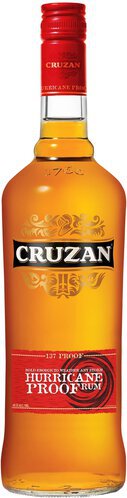 Cruzan Rum Hurricane Proof Rum 137 Proof 750ml