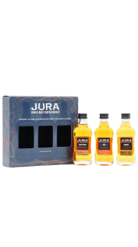 Jura - Single Malt Scotch Whisky 5cl x 3 42% ABV Miniature Gift Pack