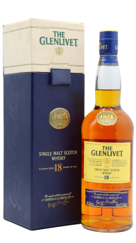Glenlivet - Single Malt Scotch (Old Bottling) 18 year old Whisky 70CL