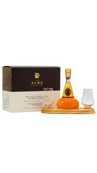 Alba Collection - Glasses & Mini Pot Still Refillable Decanter Blended Scotch Whisky 20cl 40% ABV