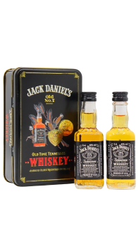 Jack Daniel's - Old No. 7 Miniatures & Metal Tin Whiskey